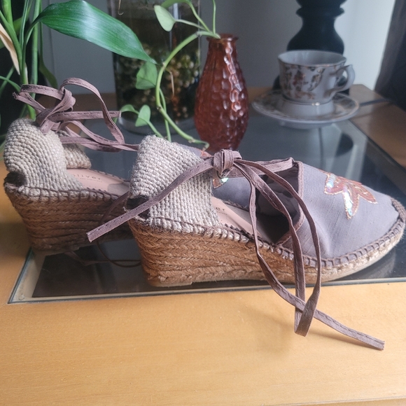james oliver Jute Espadrille Wedges - Picture 5 of 11